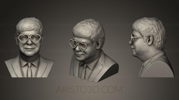 Busts and bas-reliefs of famous people (BUSTC_0175) 3D model for CNC machine
